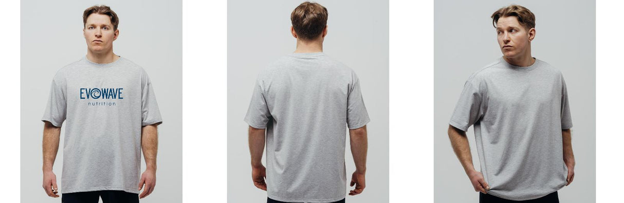 Unisex Basic Oversized T-shirt - Grey