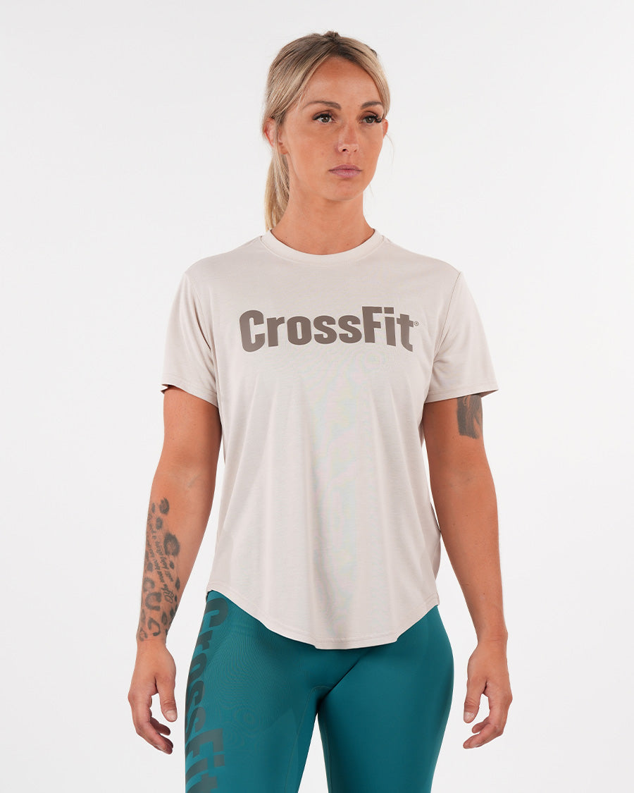 Women's CrossFit® T-shirt - Beige