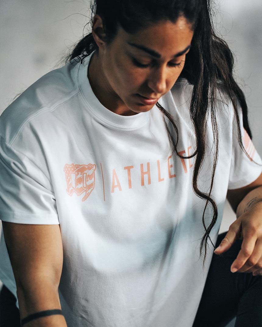 Women's Mayhem Oversized Crop top - Athlete white
