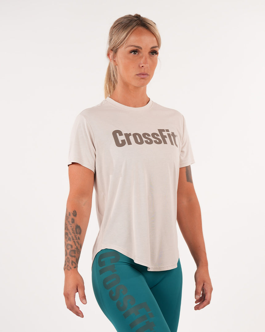 Women's CrossFit® T-shirt - Beige