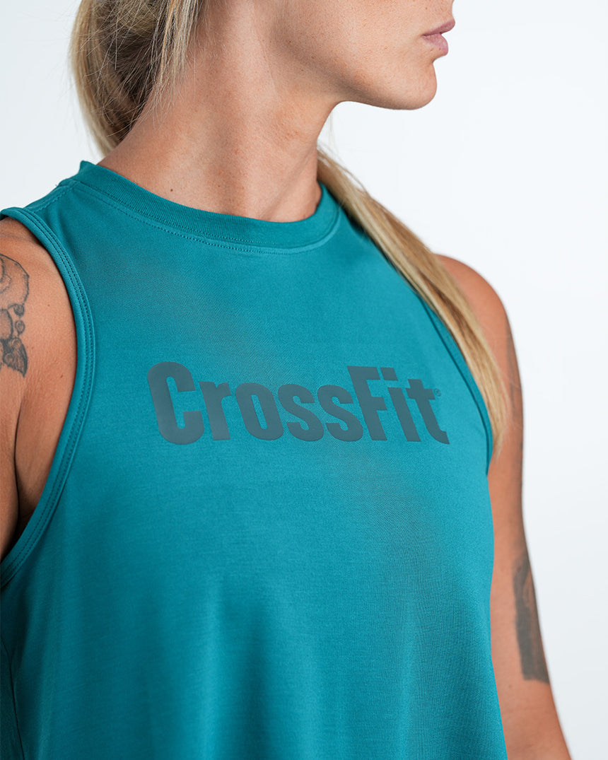 Women's CrossFit® Crop Tank - Emerald