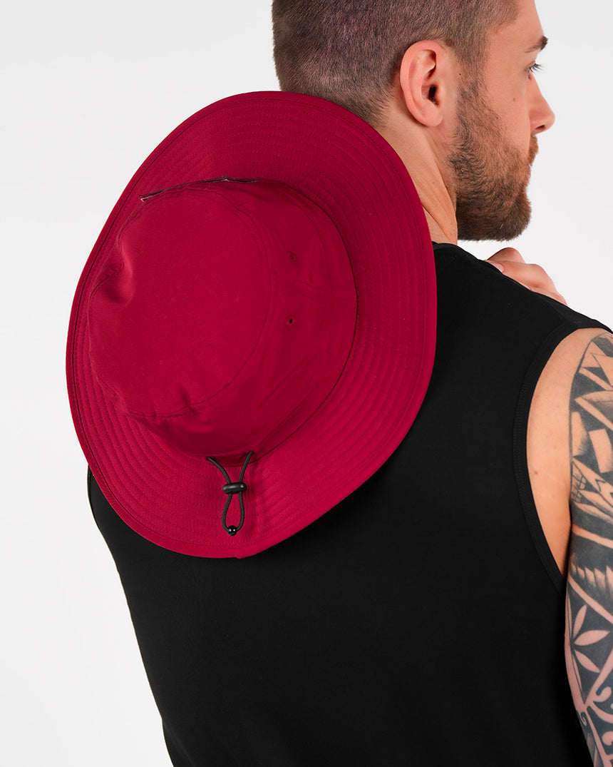 CrossFit® Bucket Hat Red - Adjustable unisex