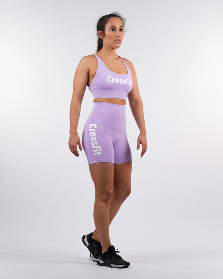 Women's CrossFit® High Waisted Shorts 6" -  Purple