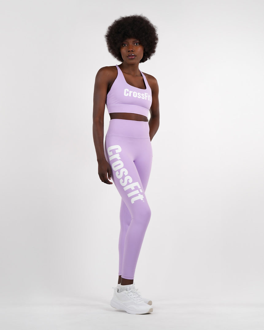 Women's CrossFit® High Waisted Leggings 27" - Purple