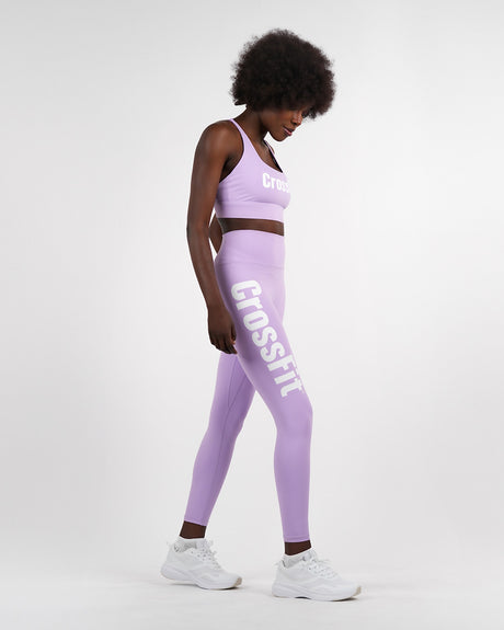 Women's CrossFit® High Waisted Leggings 27" - Purple