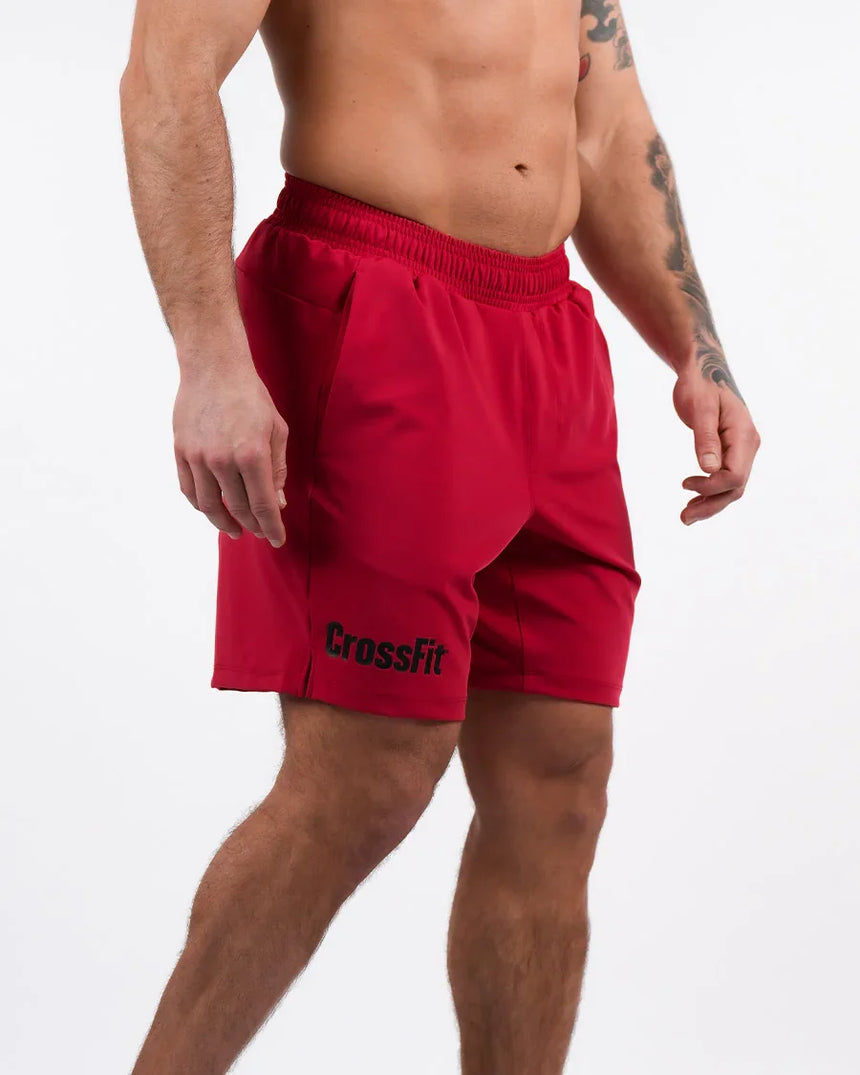 Men's CrossFit® Adjustable Shorts 8" - Red