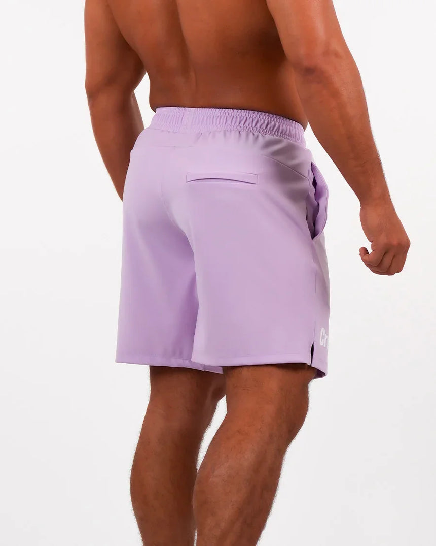 Men's CrossFit® Adjustable Shorts 8" - Purple