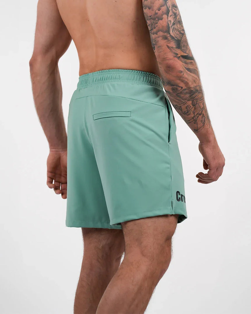 Men's CrossFit® Adjustable Shorts 8" - Green