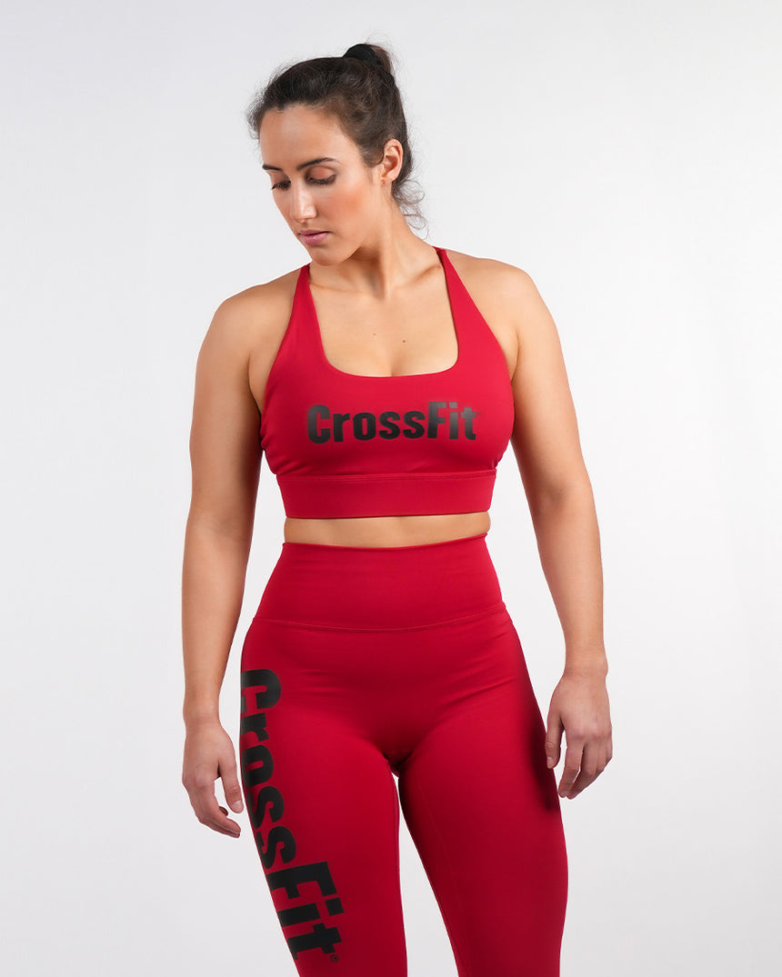 Women's CrossFit® Crossback Sport Bra - Red