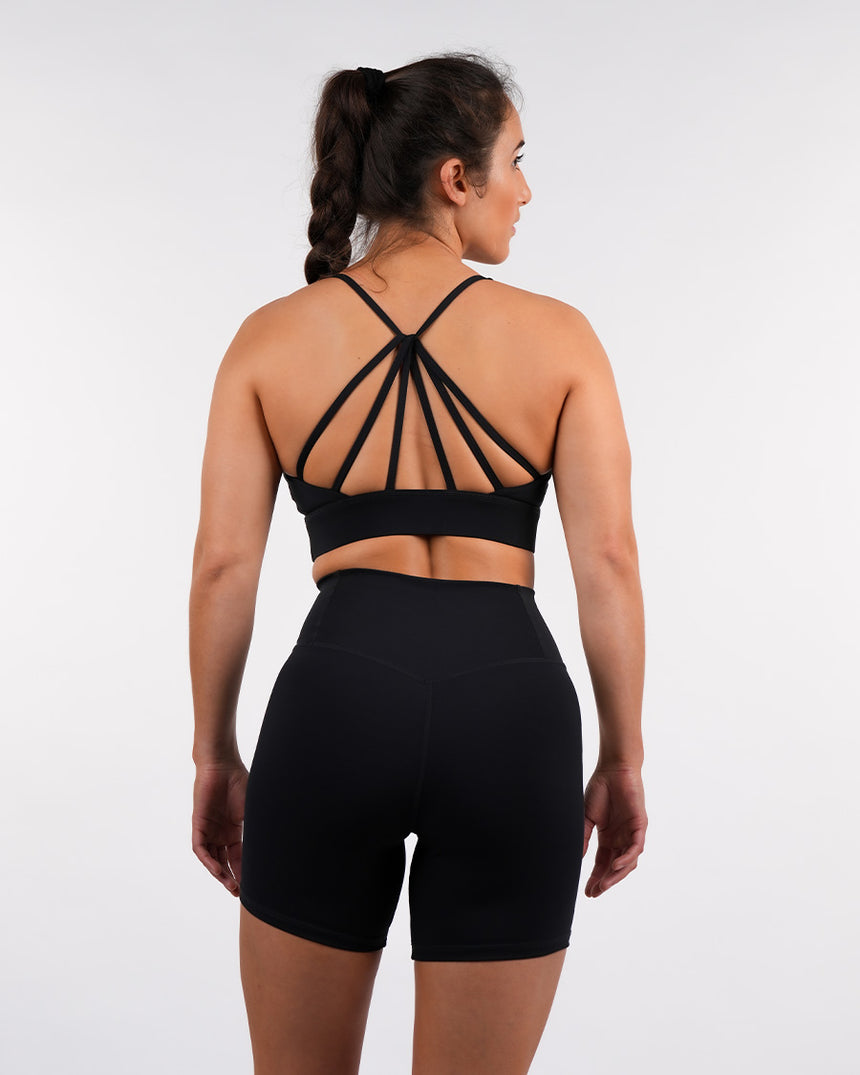 Women's CrossFit® Crossback Sport Bra - Black