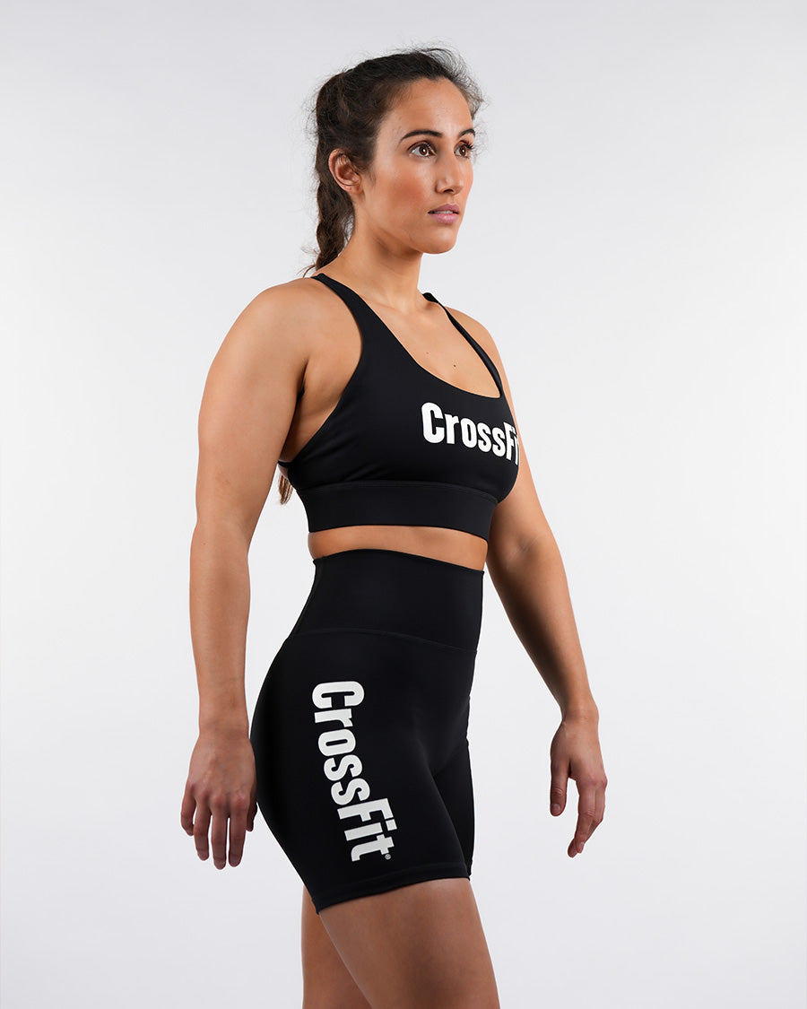 Women's CrossFit® Crossback Sport Bra - Black