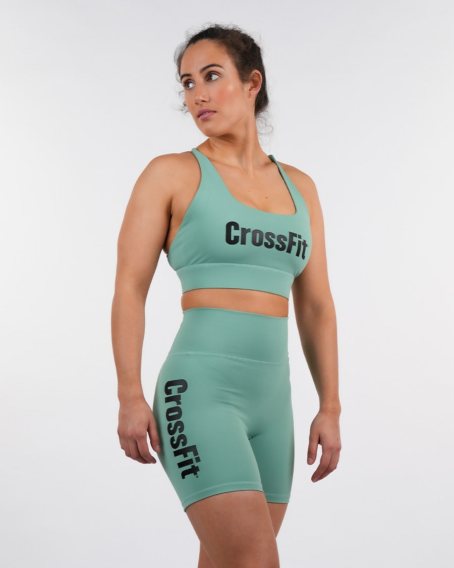 Women's CrossFit® Crossback Sport Bra - Green