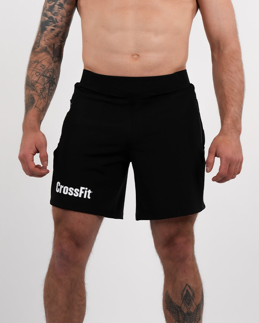 Men's CrossFit® Zipped Shorts 7" - Black