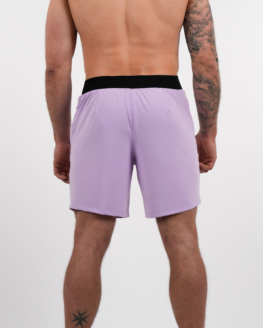 Men's CrossFit® Zipped Shorts 7" - Purple