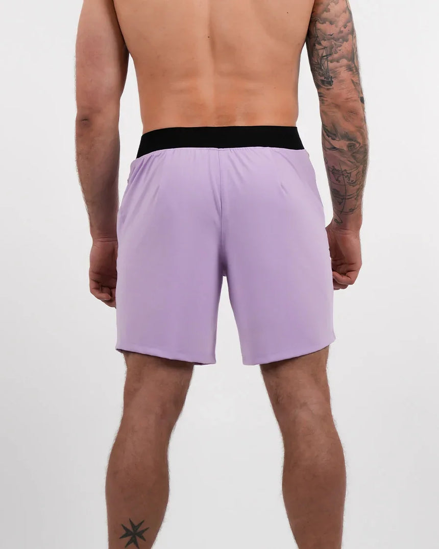 Men's CrossFit® Zipped Shorts 7" - Purple
