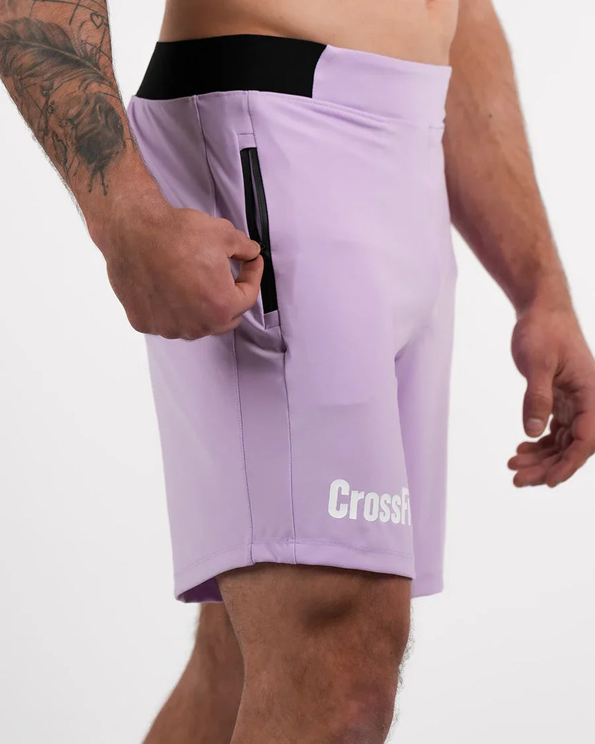 Men's CrossFit® Zipped Shorts 7" - Purple