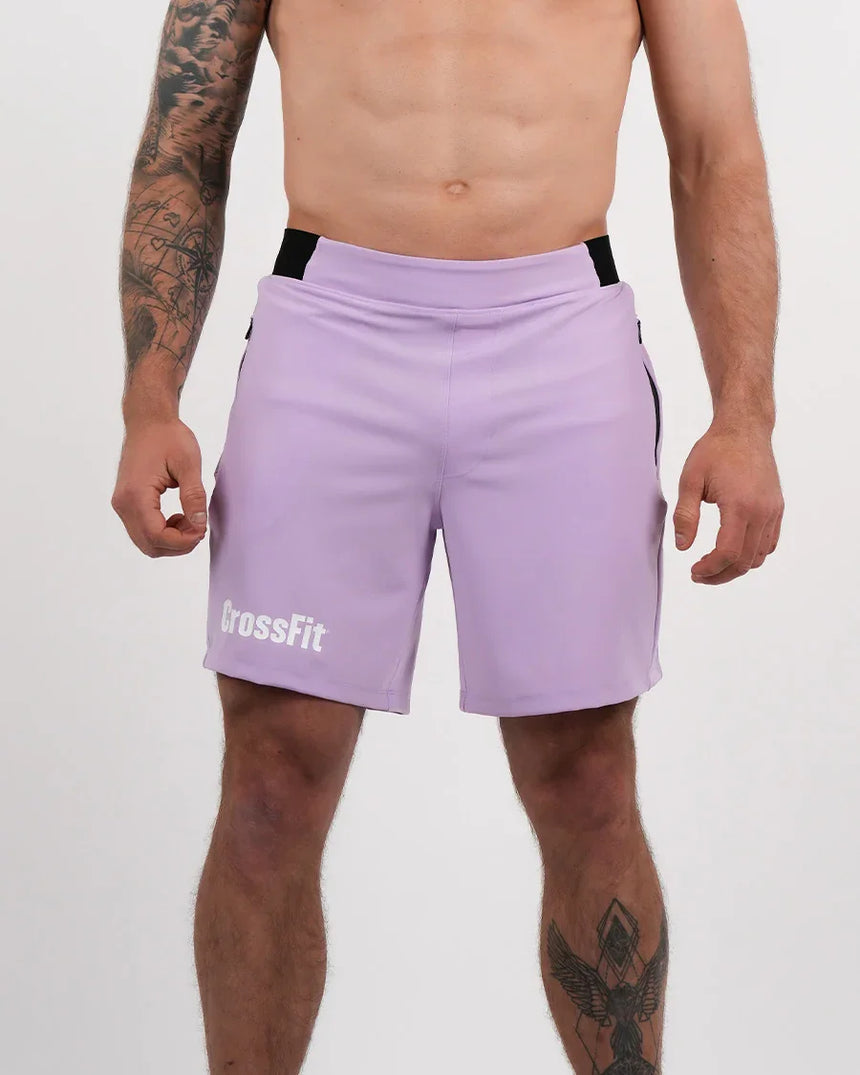 Men's CrossFit® Zipped Shorts 7" - Purple