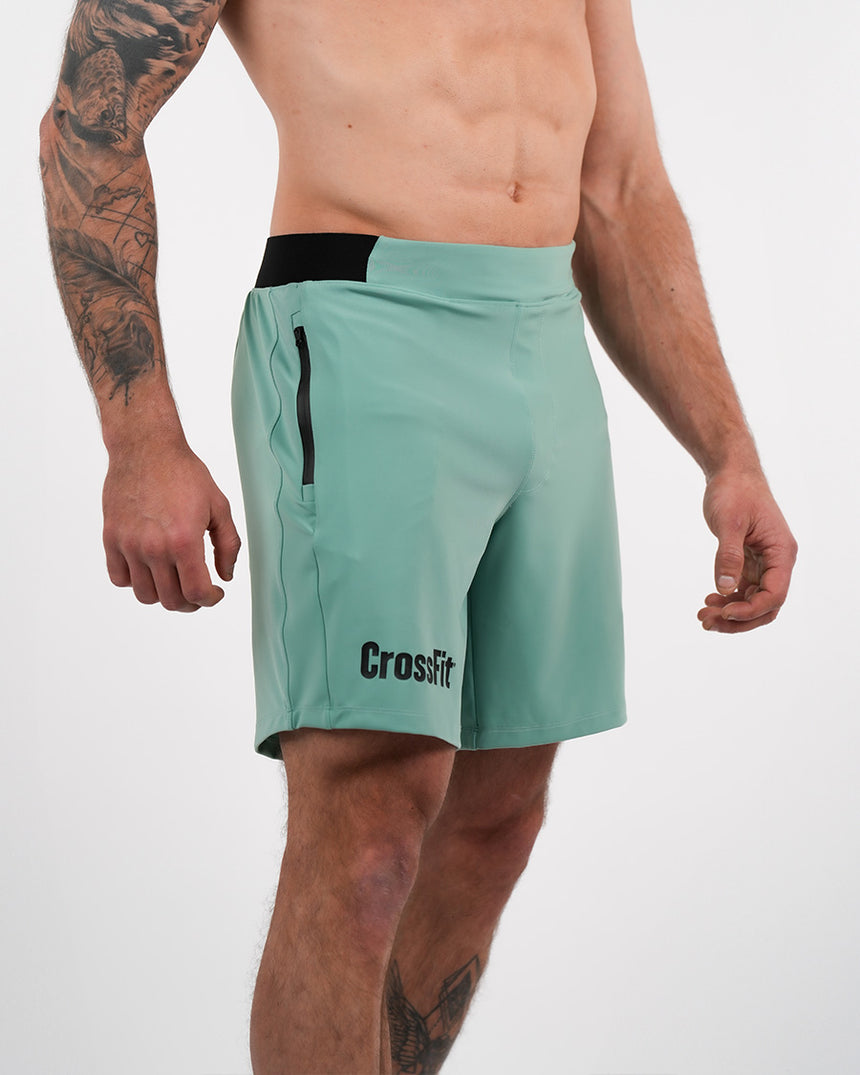 Men's CrossFit® Zipped Shorts 7" - Khaki