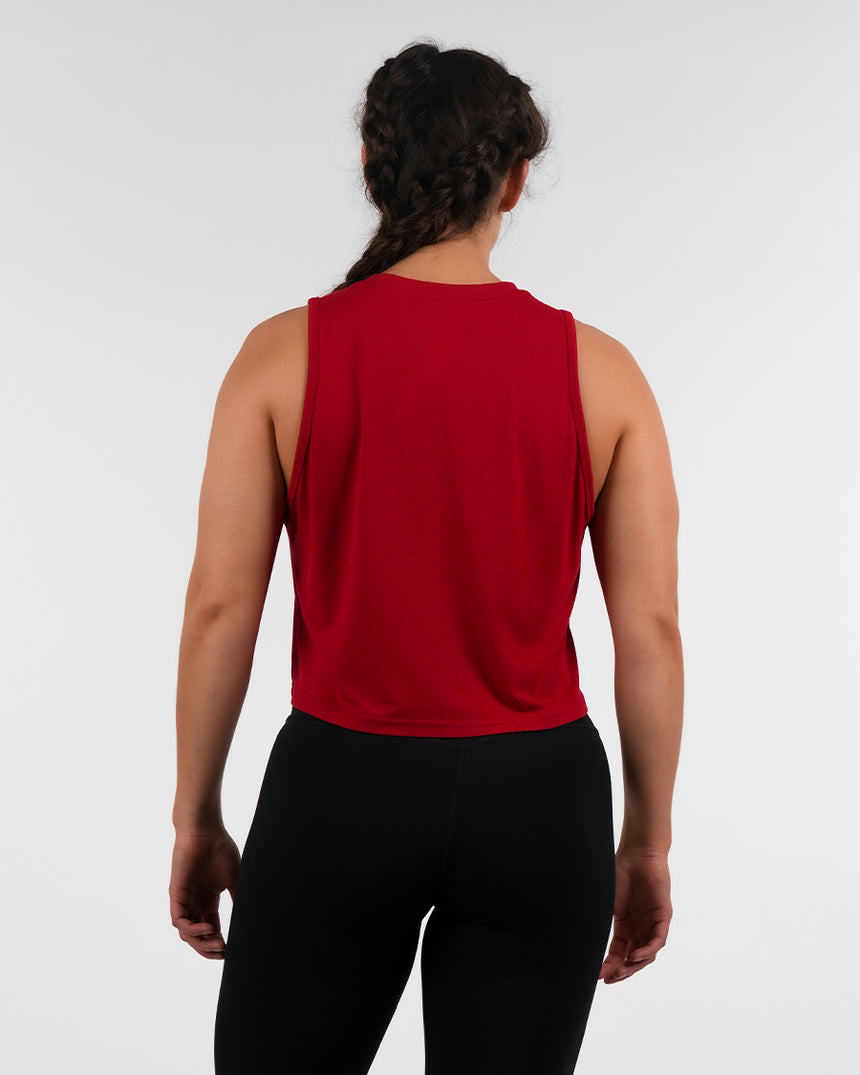 Women's CrossFit® Crop Tank - Red