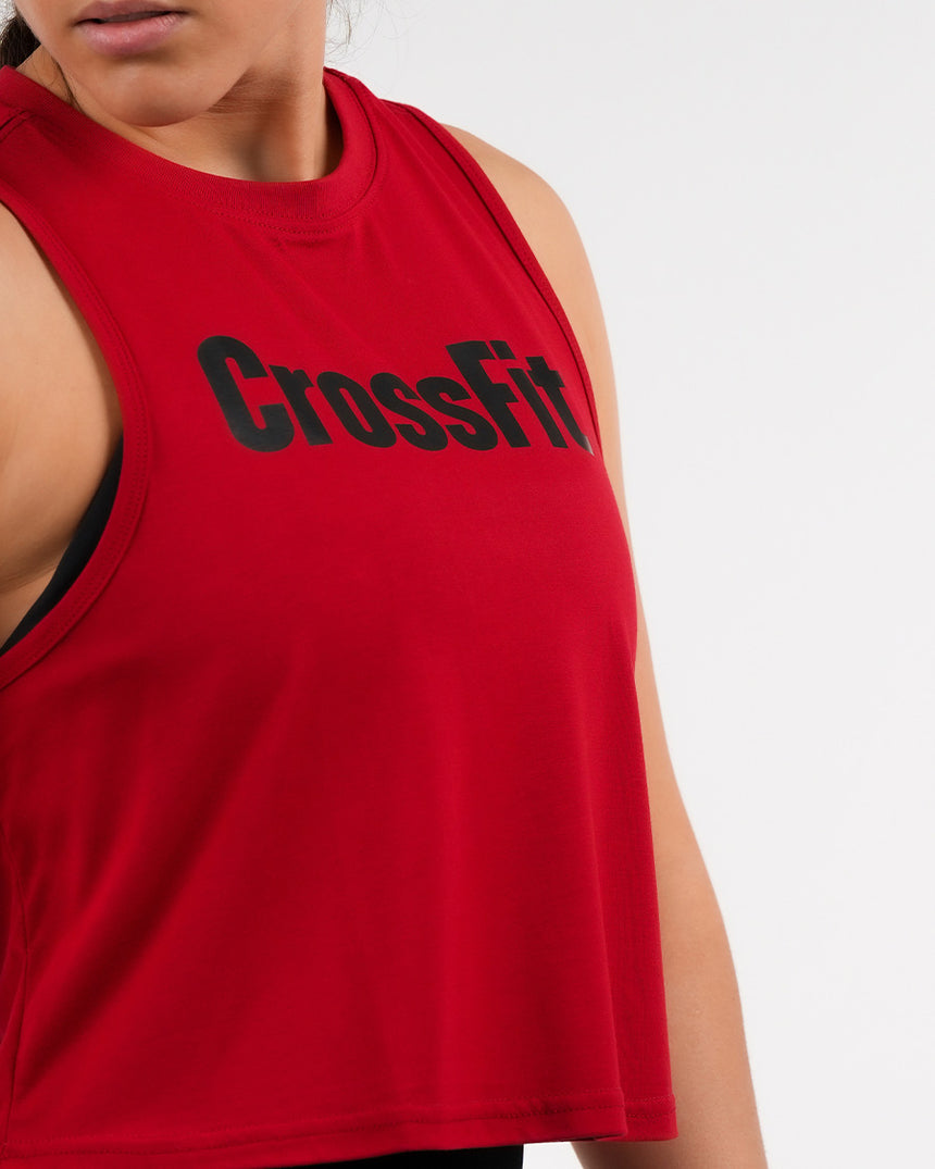 Women's CrossFit® Crop Tank - Red