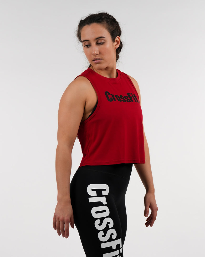 Women's CrossFit® Crop Tank - Red