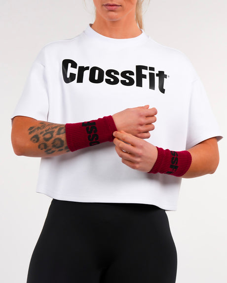 Crossfit® Unisex knitted Wrist Bands - Red