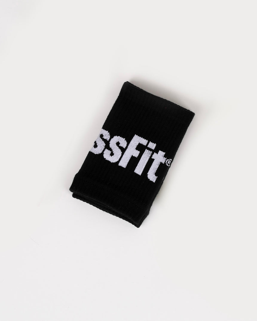 Crossfit® Unisex Knitted Wrist Bands - Black