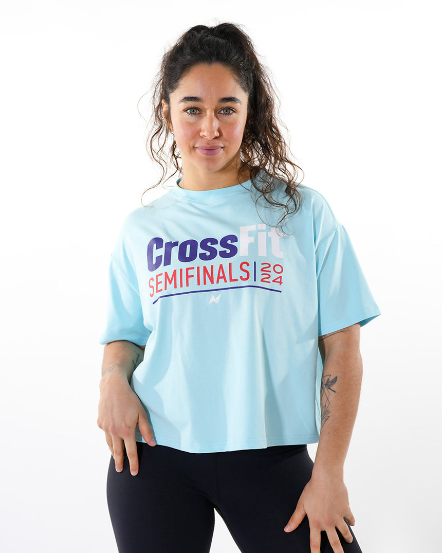 CrossFit® Baggy Top Patchwork - FRENCH THROWDOWN T-shirt oversize