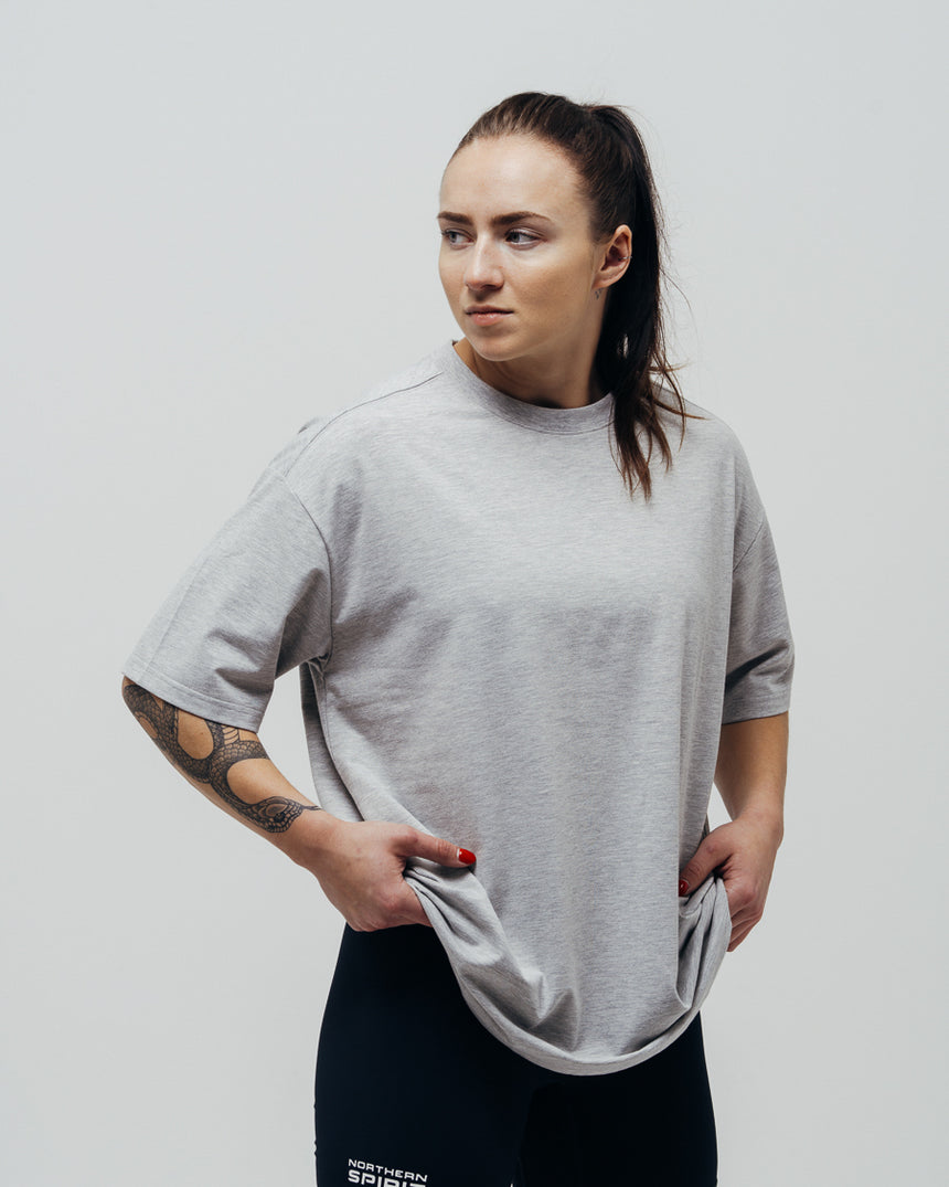 Unisex Basic Oversized T-shirt - Grey