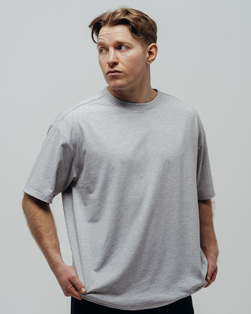 Unisex Basic Oversized T-shirt - Grey