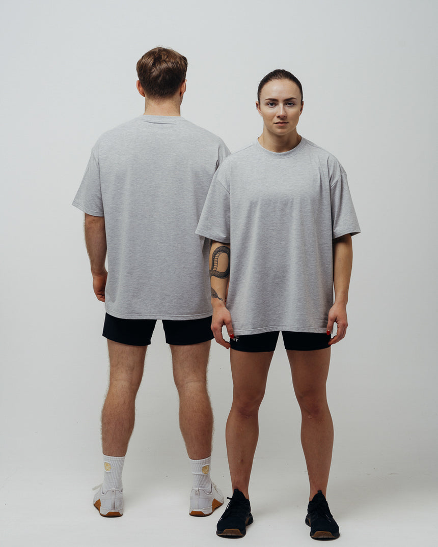 Unisex Basic Oversized T-shirt - Grey