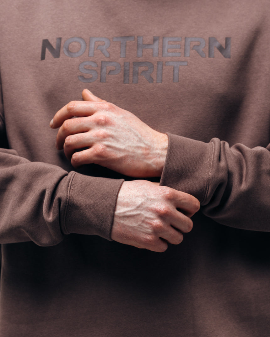 Unisex Cozy Oversized Sweatshirt - Brick Brown