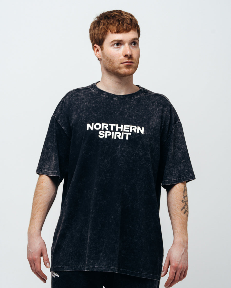 Unisex Cozy Oversized T-shirt - Washed Black