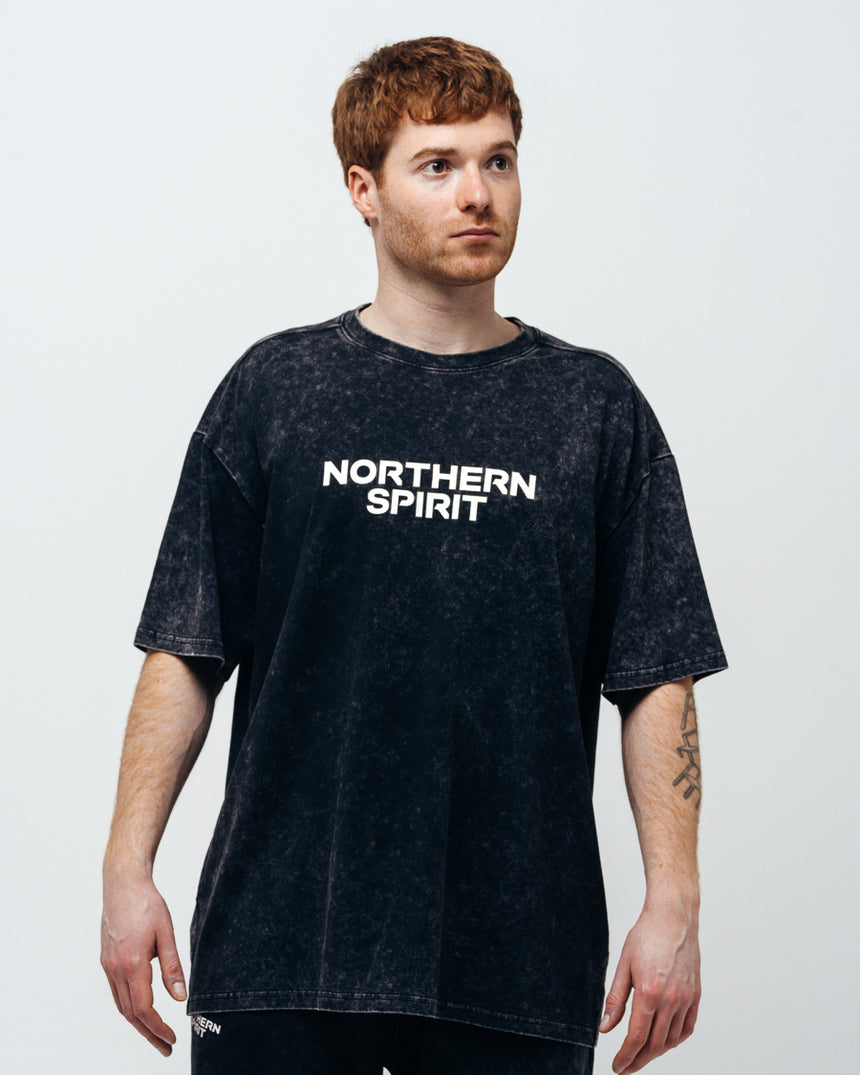 Unisex Cozy Oversized T-shirt - Washed Black