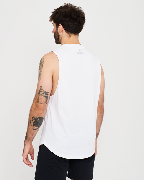 Men's Basic Tank - White