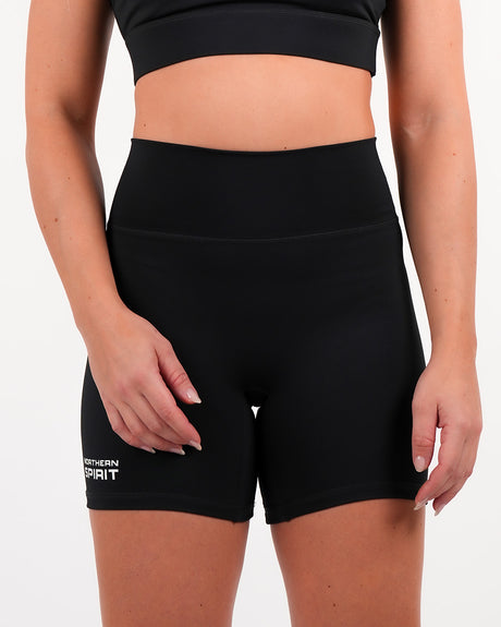 Women's NS High Waisted Shorts 6" - Black