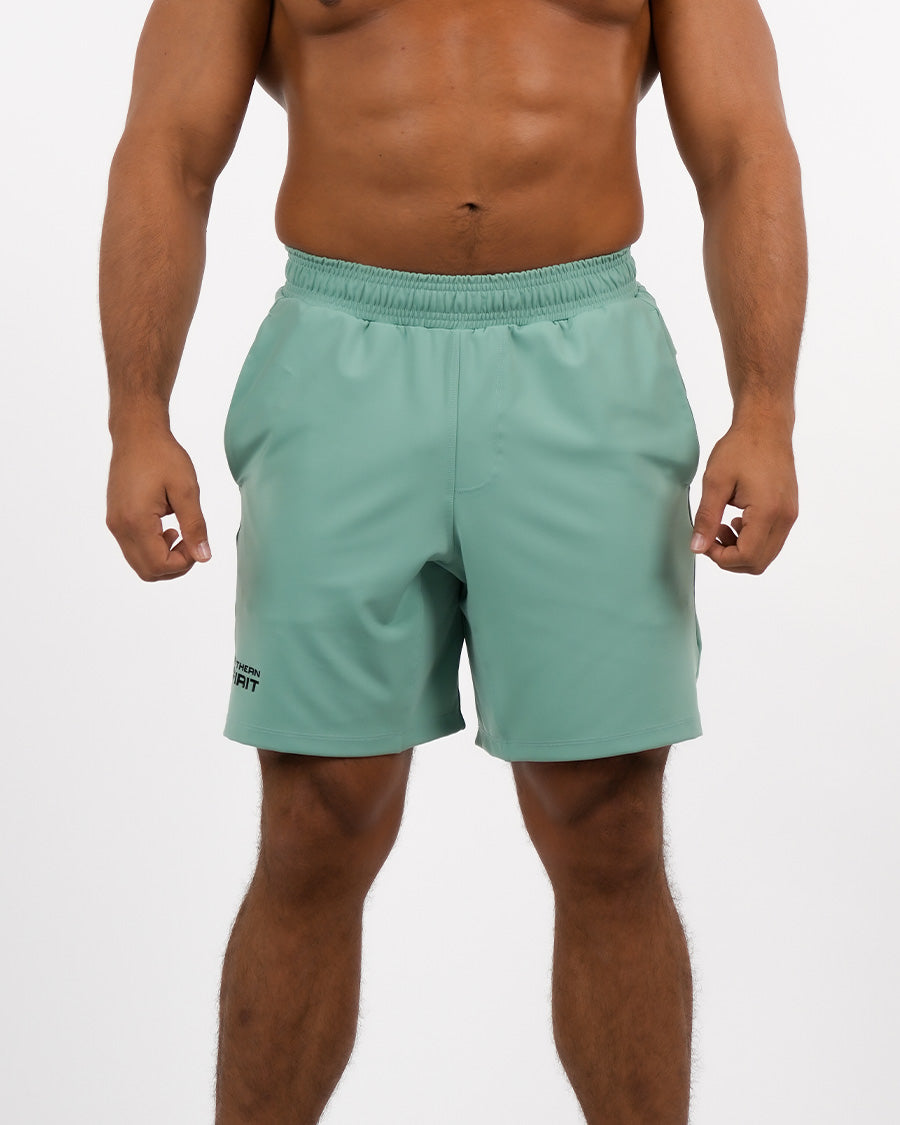 Men's NS Adjustable Shorts 8" - Green