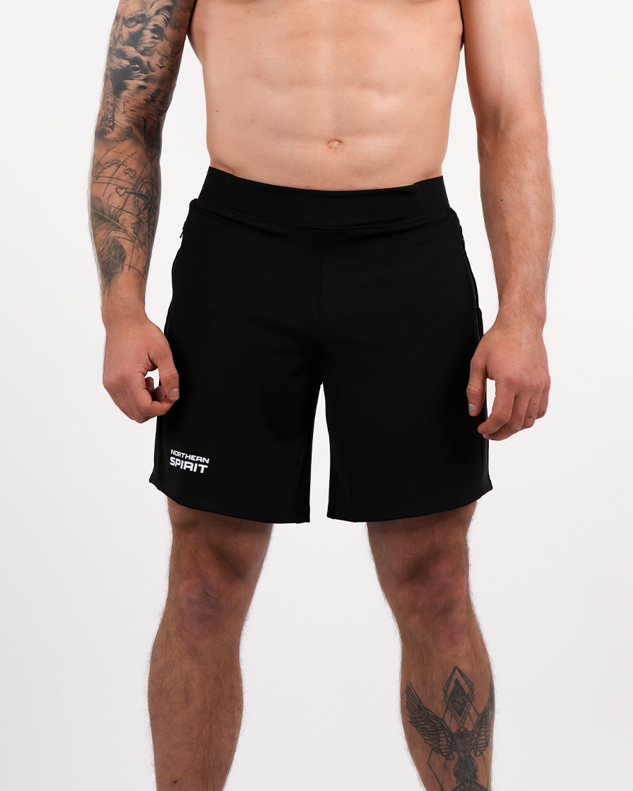 Men's NS Zipped Shorts 7" - Black