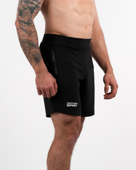 Men's NS Zipped Shorts 7" - Black