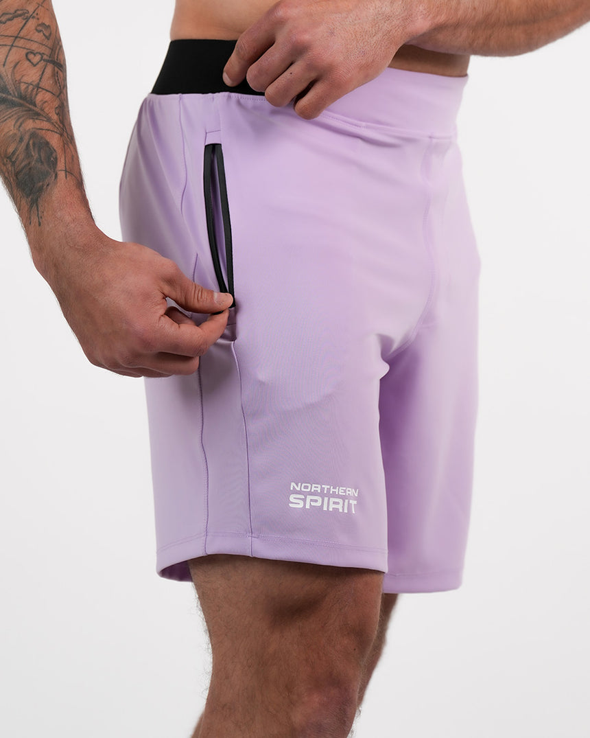 Men's NS Zipped Shorts 7" - Purple