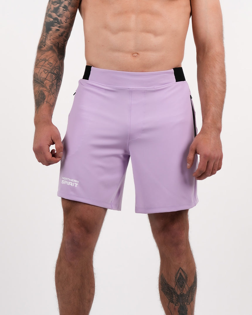 Men's NS Zipped Shorts 7" - Purple