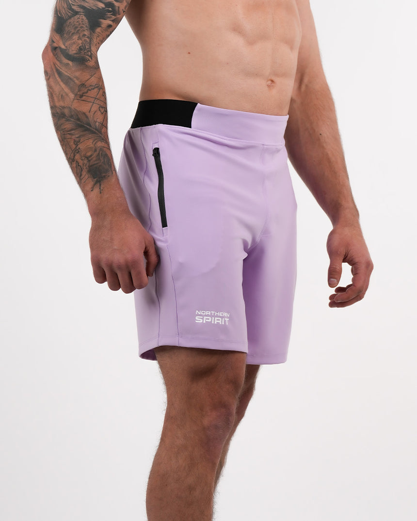 Men's NS Zipped Shorts 7" - Purple