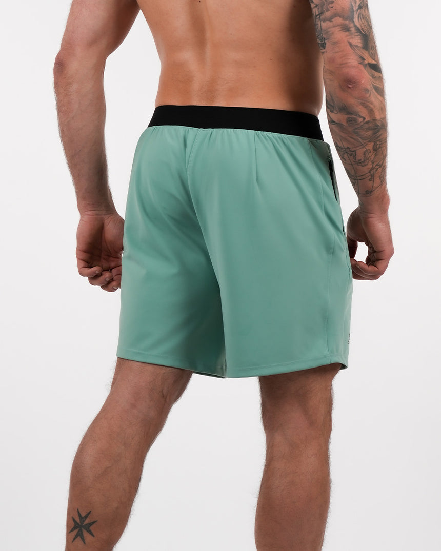 Men's NS Zipped Shorts 7" - Green