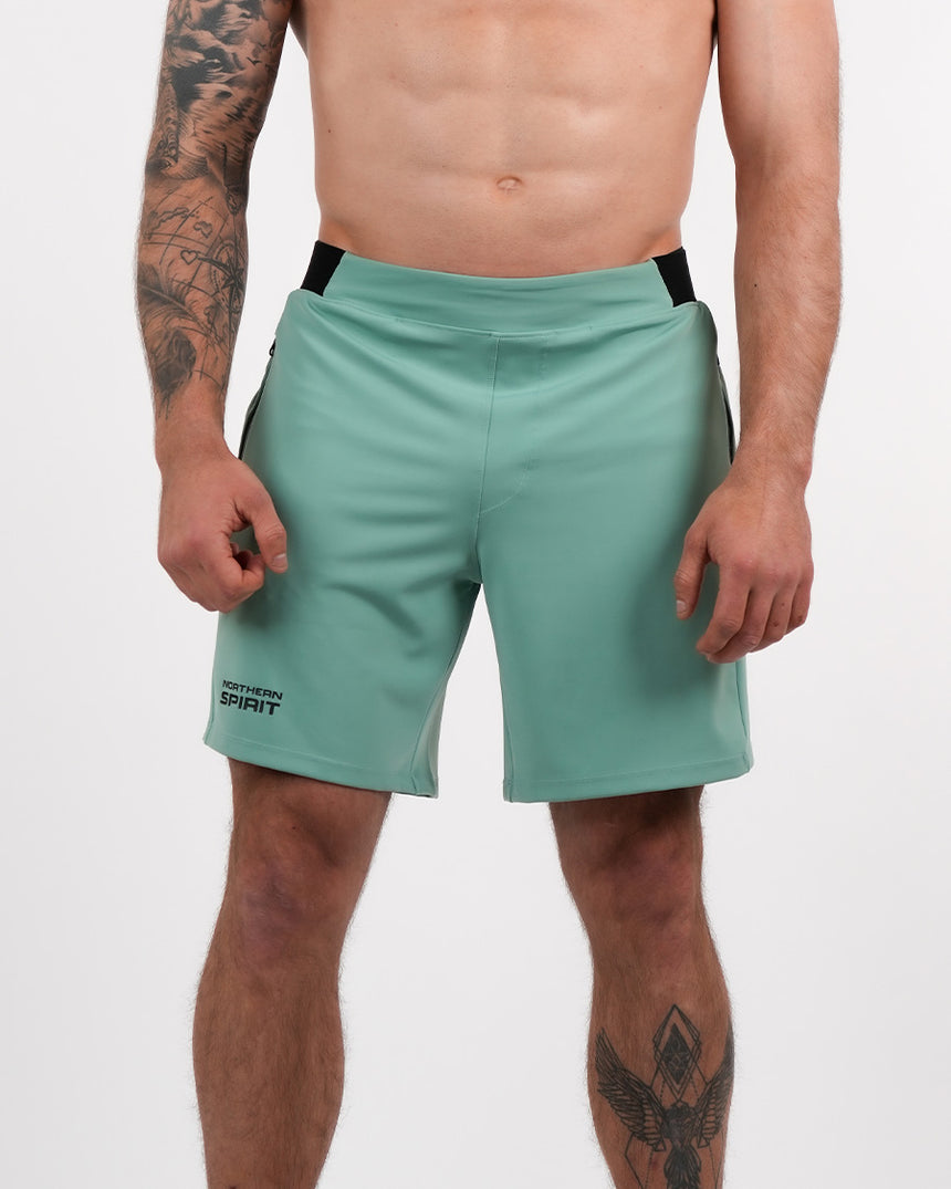 Men's NS Zipped Shorts 7" - Green