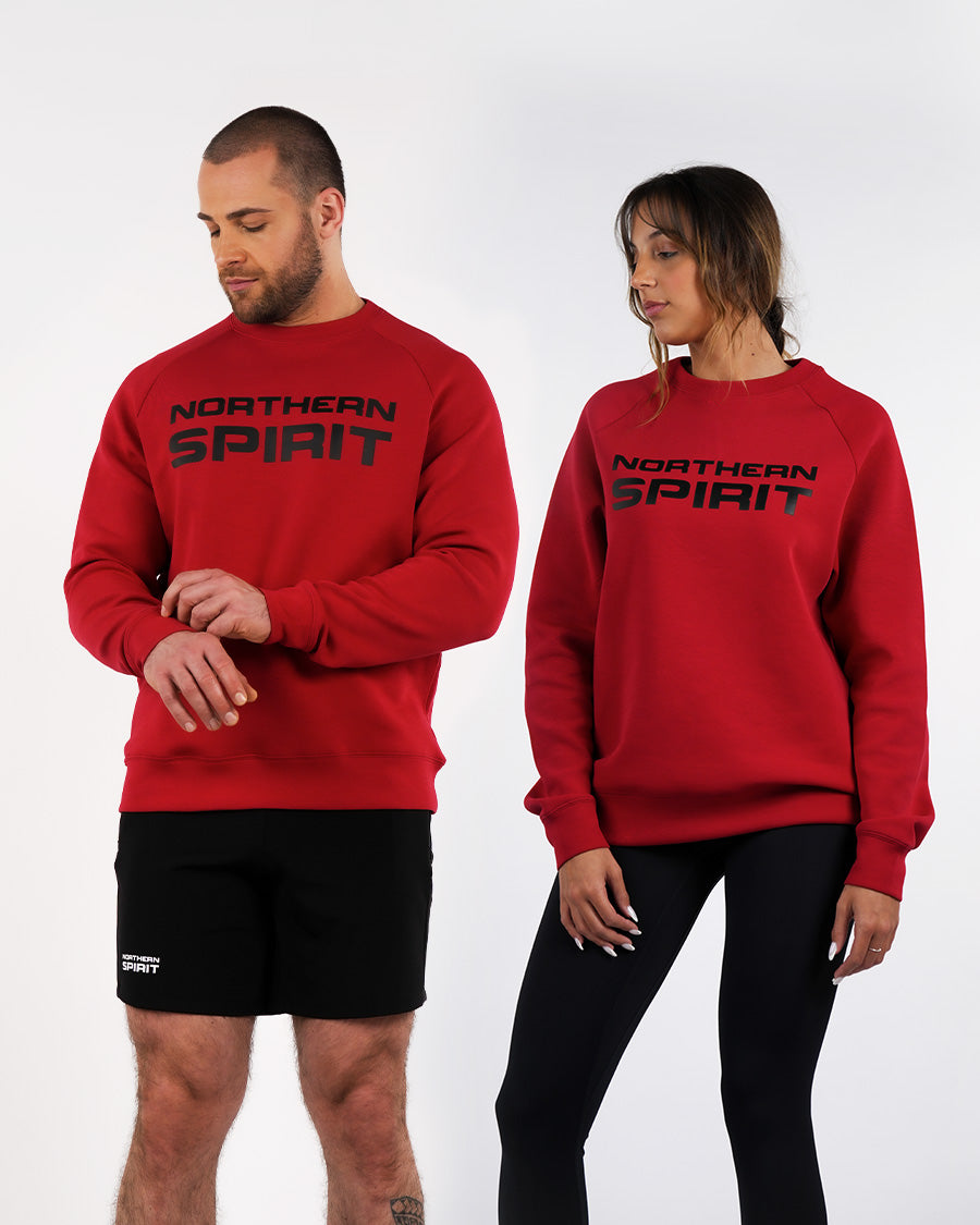 Unisex NS Oversized Sweatshirt - Red