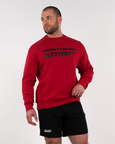 Unisex NS Oversized Sweatshirt - Red