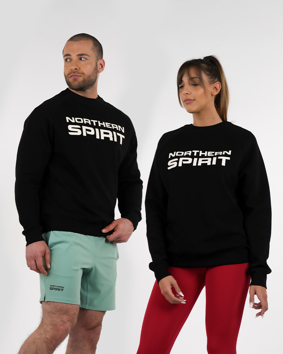 Unisex NS Oversized Sweatshirt - Black