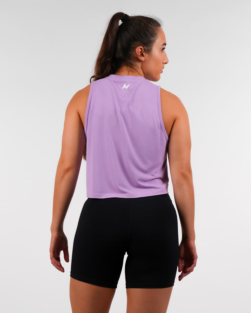 Women's NS Crop Tank - Purple