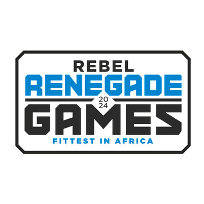 Rebel Renegade Games 2024 official logo — African CrossFit® Semifinal celebrating elite fitness and competition in the “Fittest in Africa” event.