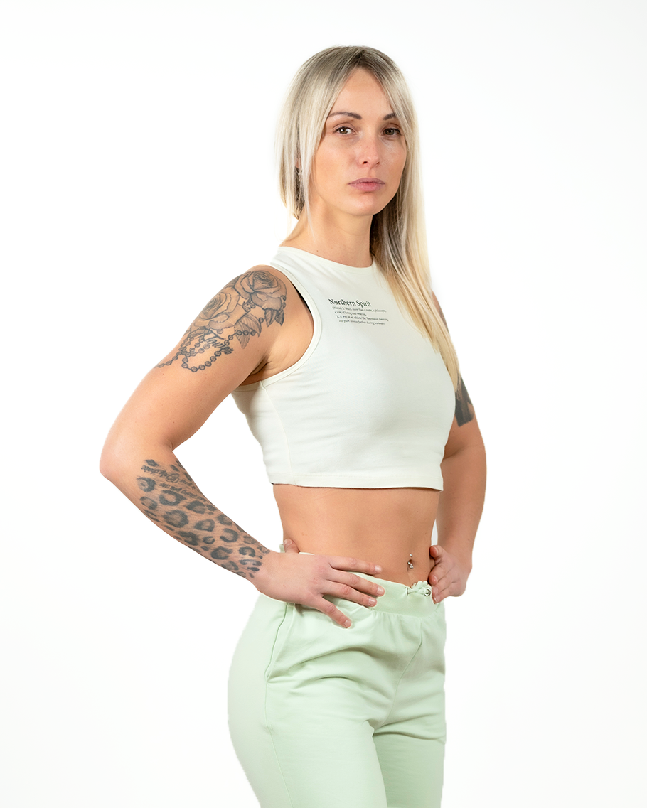 Crop Tank - NS Clean Skull